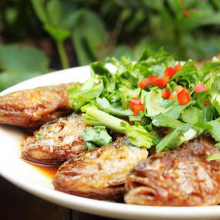 香煎小黄鱼