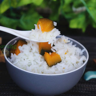 南瓜蒸米饭