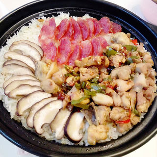 辣子鸡煲仔饭