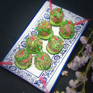 香菜紫薯肉松米饭丸子