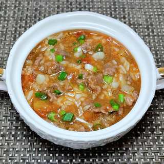 番茄牛肉烩饭