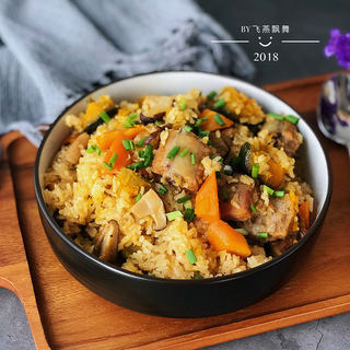 立秋贴秋膘～南瓜排骨焖饭
