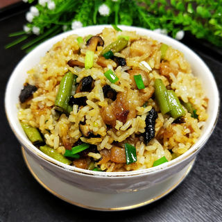 豆角焖饭