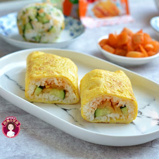 鸡蛋包饭卷