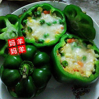 小圆椒芝士饭