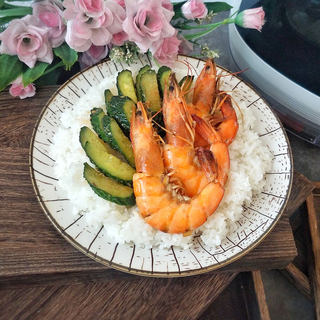 鲜虾小炒脱糖饭