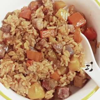 简易电饭锅版腊肉焖饭