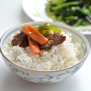 粒粒分明的低糖白米饭