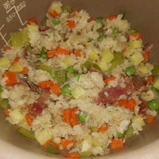 电饭锅腊肠焖饭