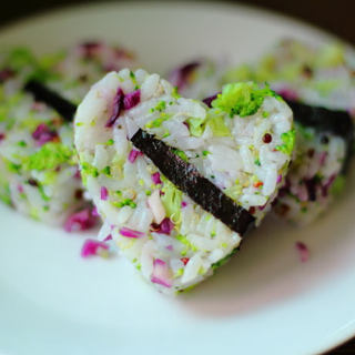 西兰花爱心饭团