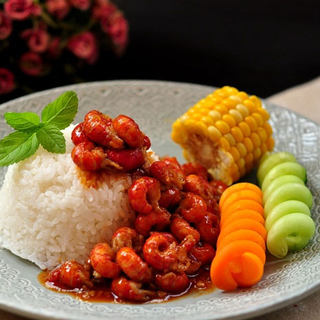 小龙虾盖饭