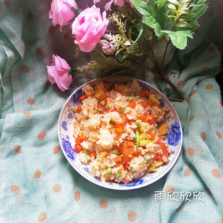 时蔬炒饭