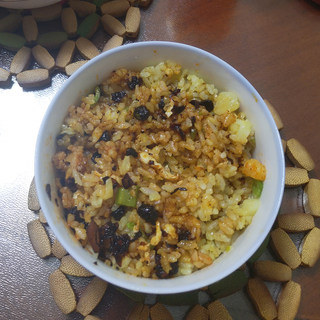 黄金腊肉饭