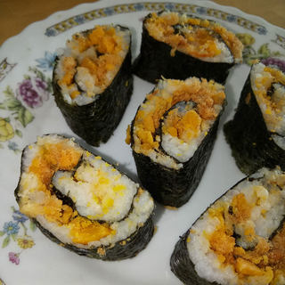 金沙肉松卷