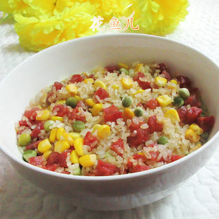 蒸香肠糯米饭