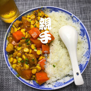 超简单咖喱鸡肉饭