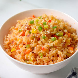 彩椒茄汁炒饭