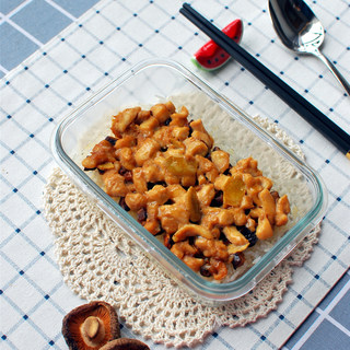 微波冬菇鸡饭