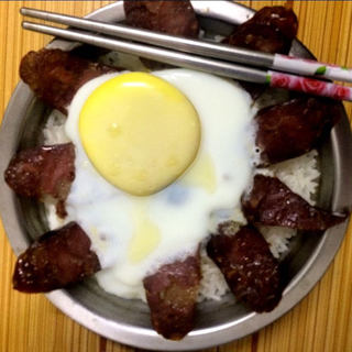 香肠蒸饭