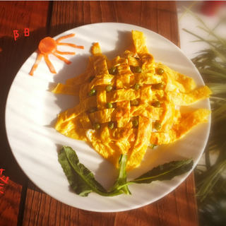 #鸡蛋美食#葵花向阳蛋包饭