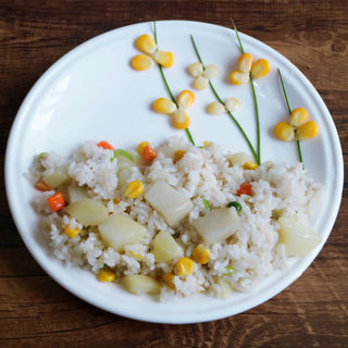 土豆炒饭