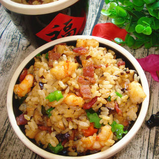 香菇培根焖饭