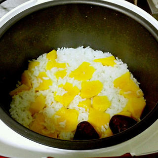 地瓜红枣饭
