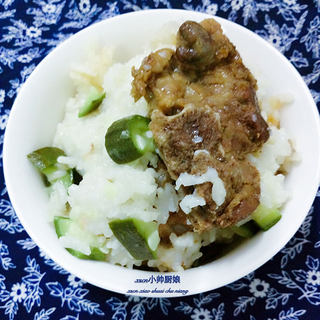 小骨丝瓜饭