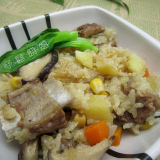 排骨焖饭——电饭煲一键搞定