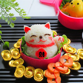 【日本】招财猫饭团趣味餐