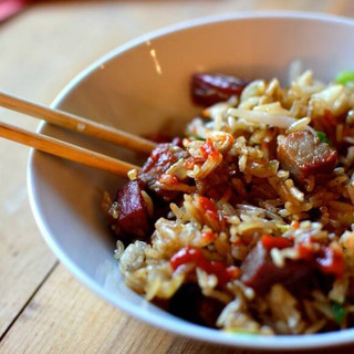 520爱心叉烧肉谷膳饭