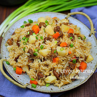 羊肉焖饭