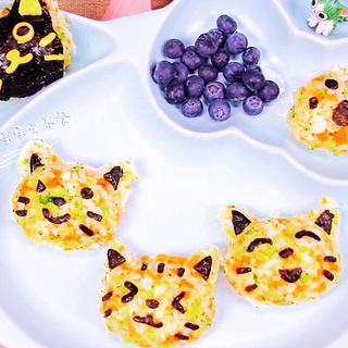 杂蔬鳕鱼猫饭团—宝宝从此爱上吃蔬菜