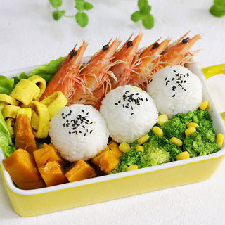 鲜虾时蔬饭团便当