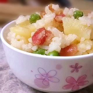 【电饭锅食谱】广式腊肉腊肠焖饭