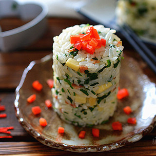 荠菜冬笋饭