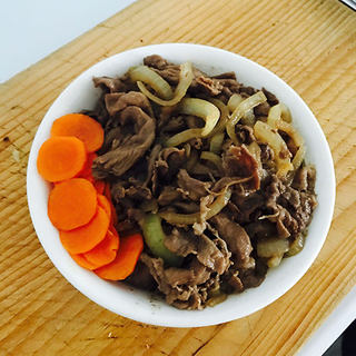 一个人也要好好吃饭之日式牛肉盖饭