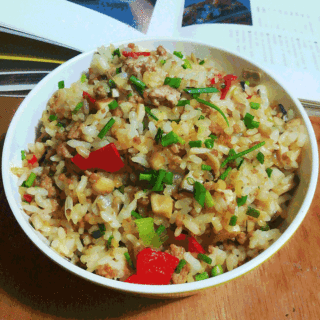 香菇肉末炒饭
