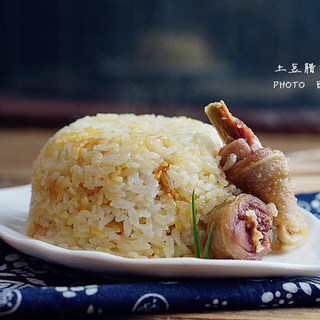 土豆腊鸡饭