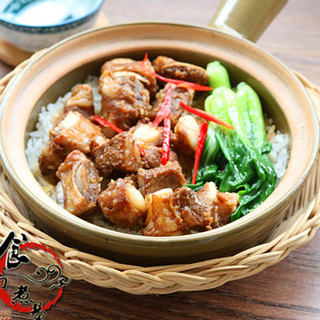 豉汁排骨煲仔饭