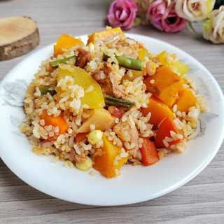 土豆南瓜炒饭