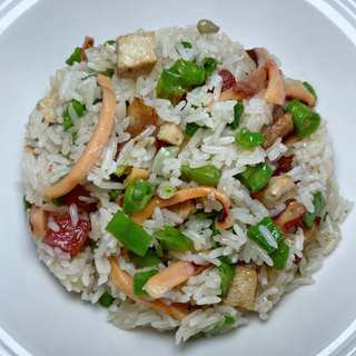 豆角炒饭