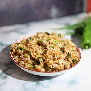 牛肉蒜薹炒饭