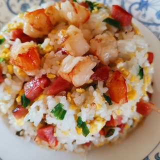 鲜虾蛋炒饭
