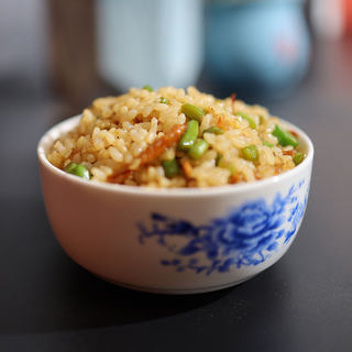 肉末蒜薹炒饭