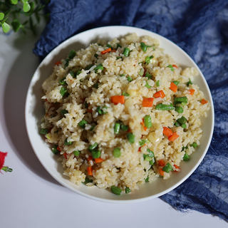 豆角胡萝卜炒饭