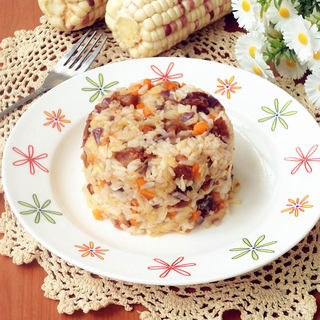 腊肠时蔬炒饭