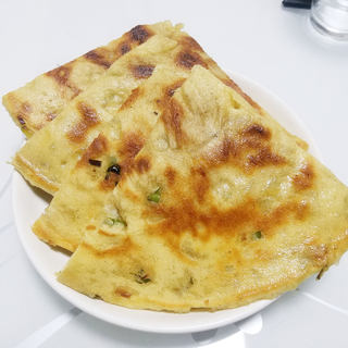 小米发面葱油饼