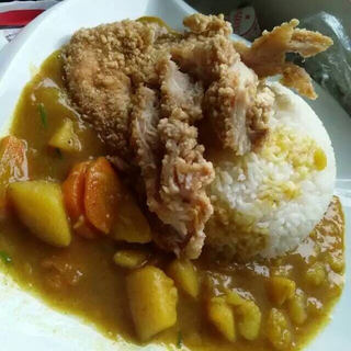 咖喱鸡排饭