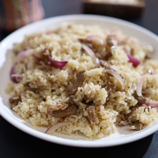 黑椒洋葱牛肉炒饭